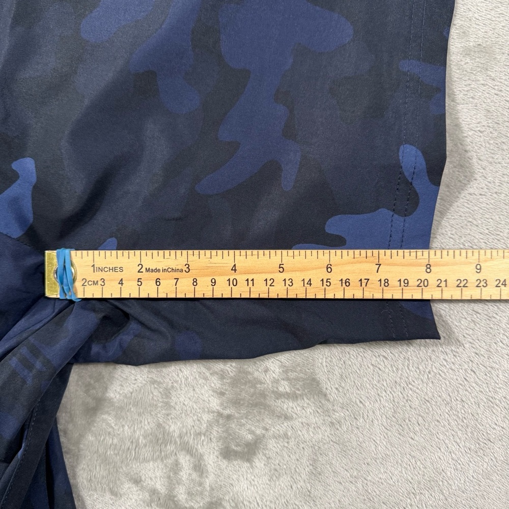 RLX Ralph Lauren Men's Navy Blue Camo Lined Vented Performance Short Size XL - Picture 6 of 8